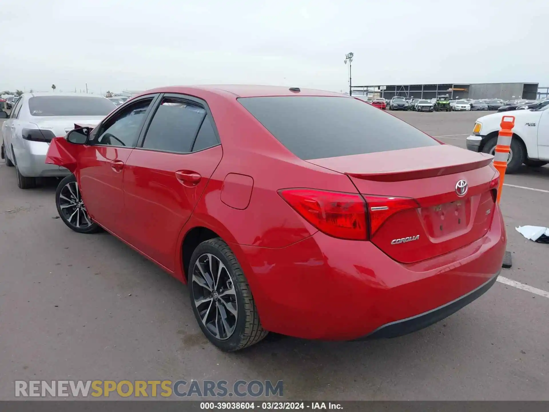 3 Photograph of a damaged car 2T1BURHEXKC226704 TOYOTA COROLLA 2019