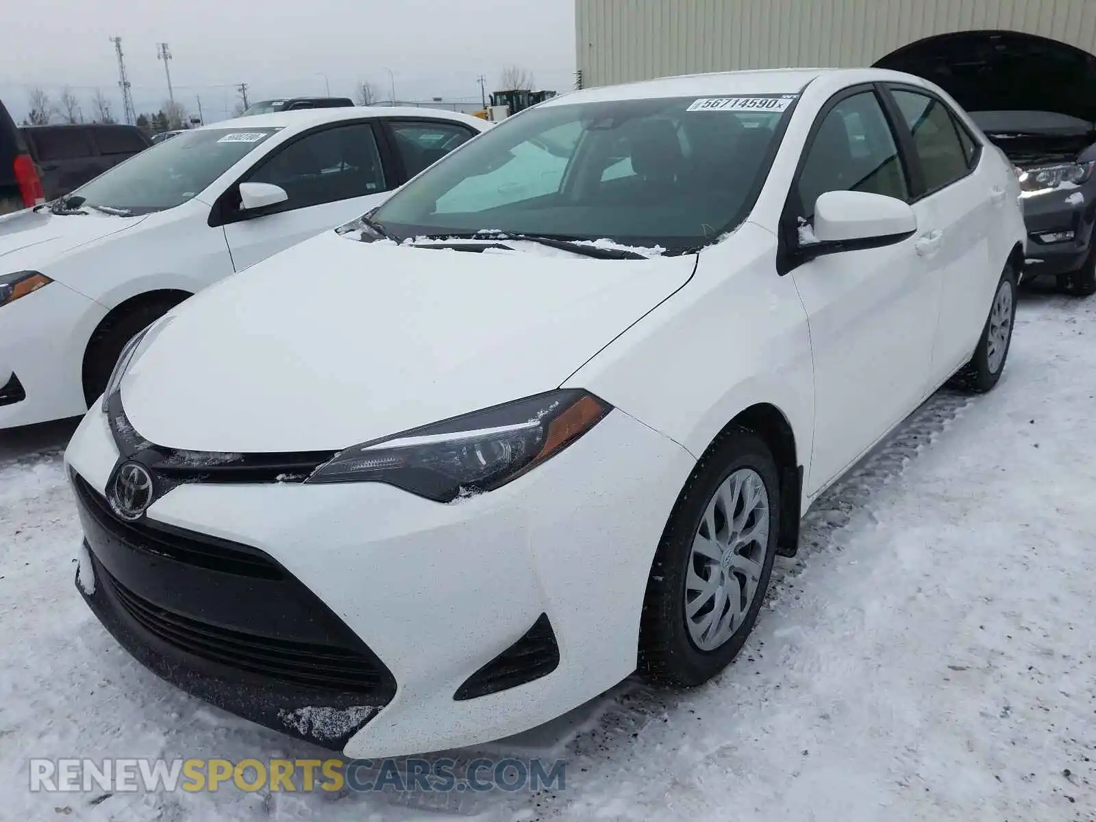 2 Photograph of a damaged car 2T1BURHEXKC227089 TOYOTA COROLLA 2019