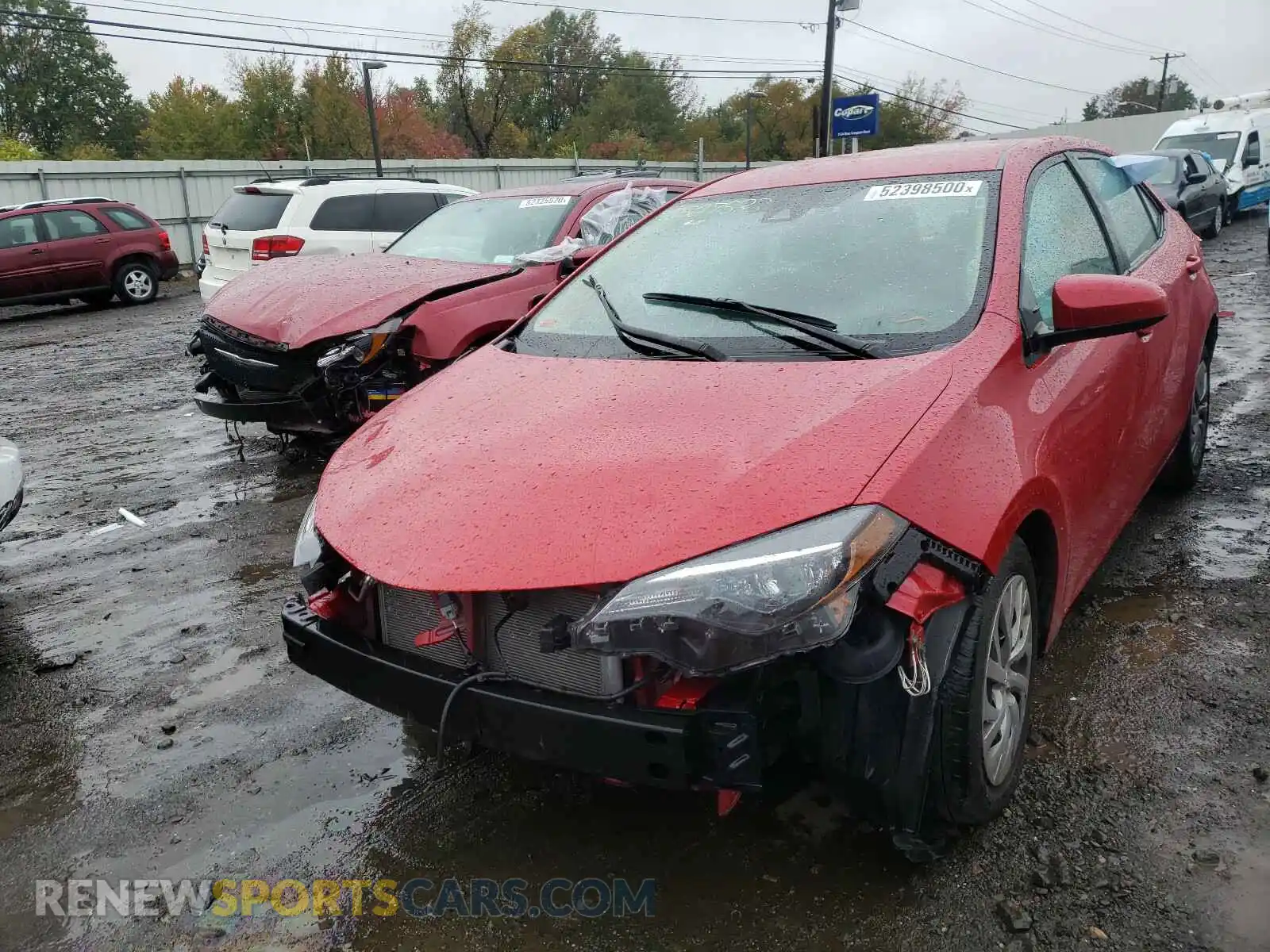 2 Photograph of a damaged car 2T1BURHEXKC227481 TOYOTA COROLLA 2019