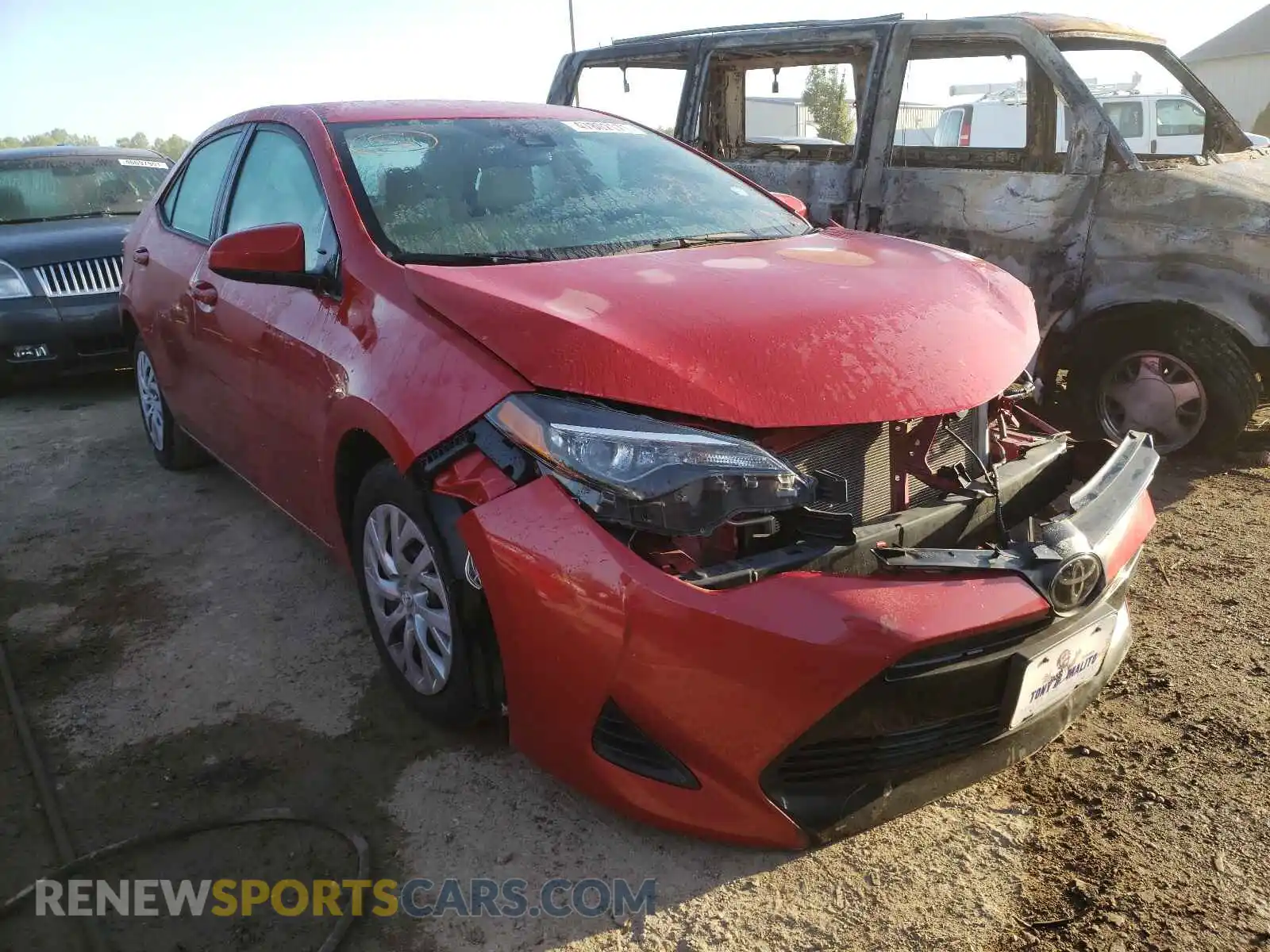 1 Photograph of a damaged car 2T1BURHEXKC227576 TOYOTA COROLLA 2019