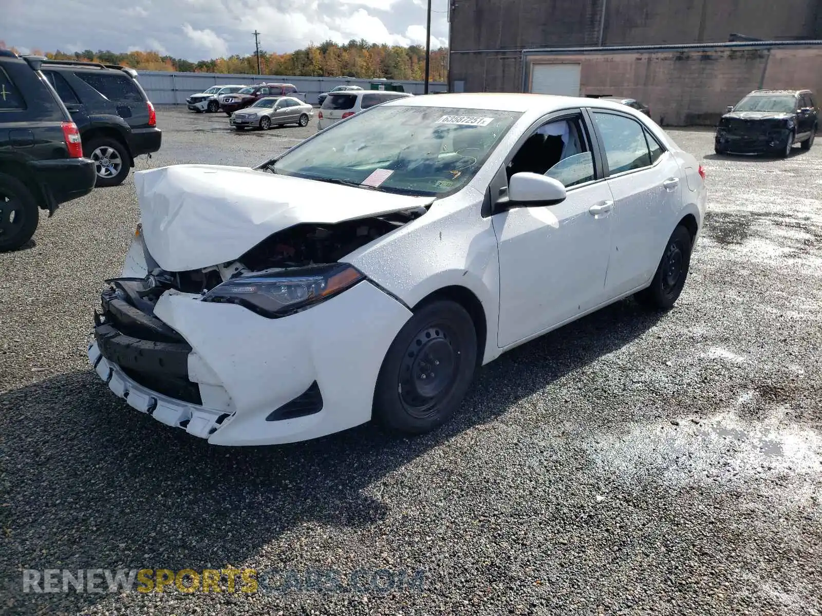 2 Photograph of a damaged car 2T1BURHEXKC229389 TOYOTA COROLLA 2019