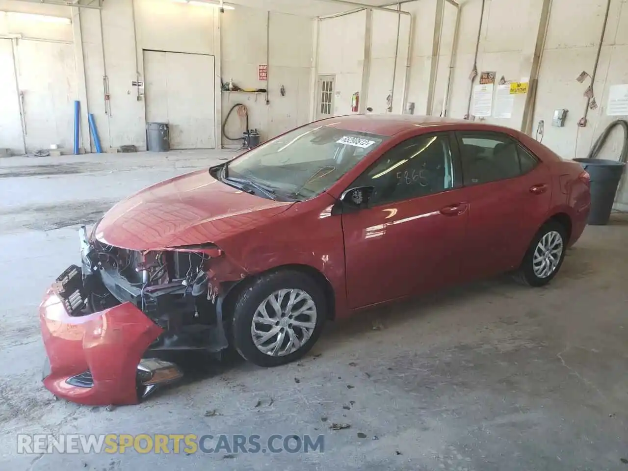 2 Photograph of a damaged car 2T1BURHEXKC233958 TOYOTA COROLLA 2019