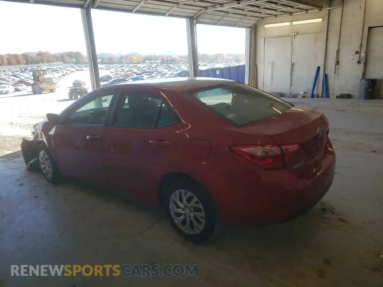 3 Photograph of a damaged car 2T1BURHEXKC233958 TOYOTA COROLLA 2019