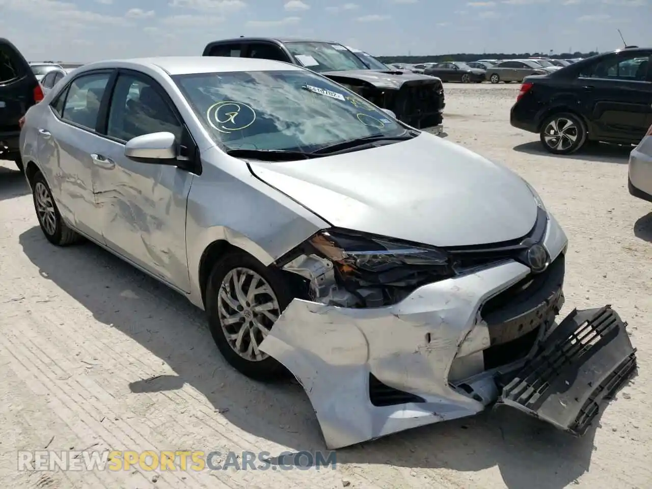 1 Photograph of a damaged car 2T1BURHEXKC238464 TOYOTA COROLLA 2019
