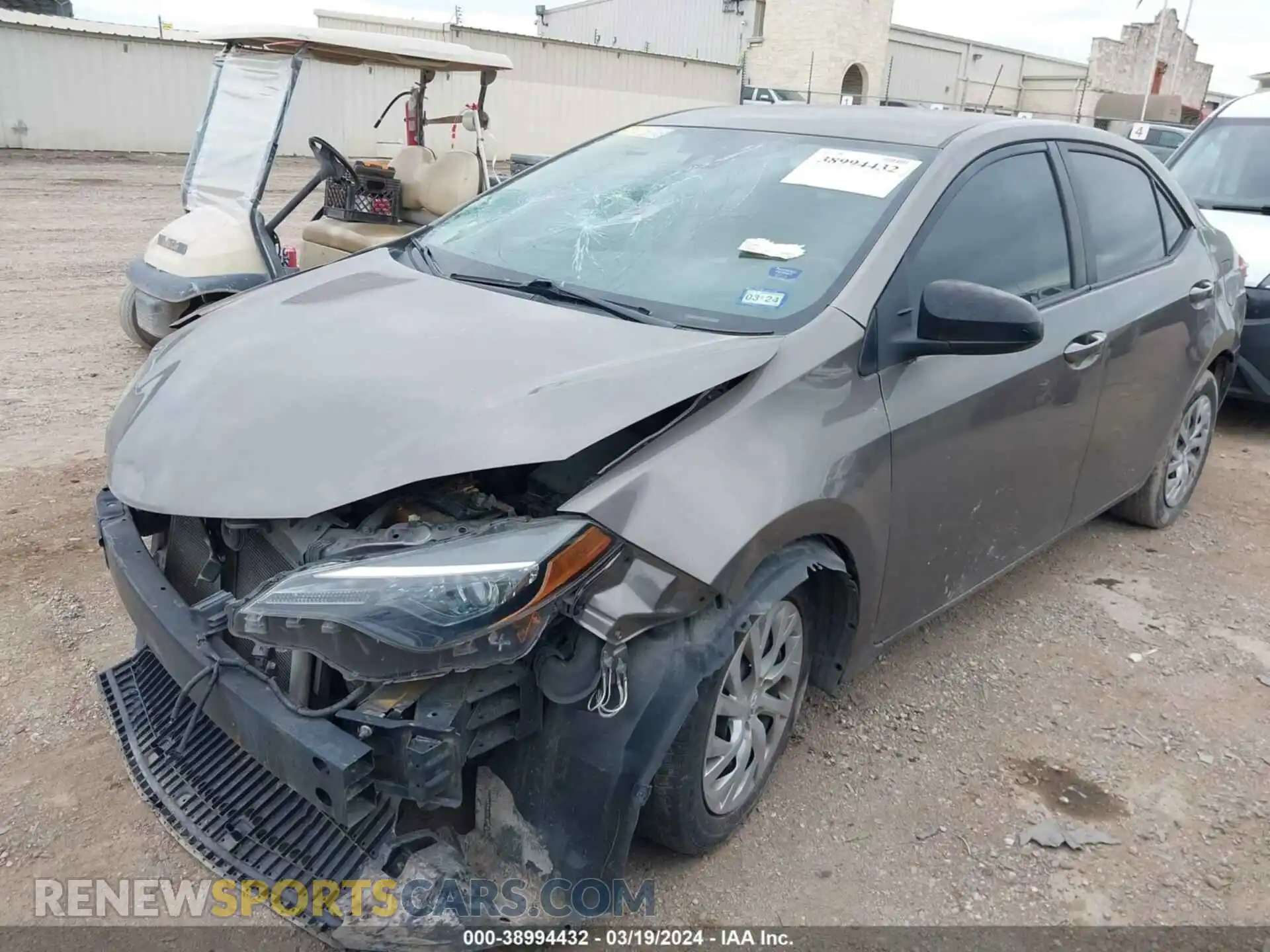 2 Photograph of a damaged car 2T1BURHEXKC238738 TOYOTA COROLLA 2019