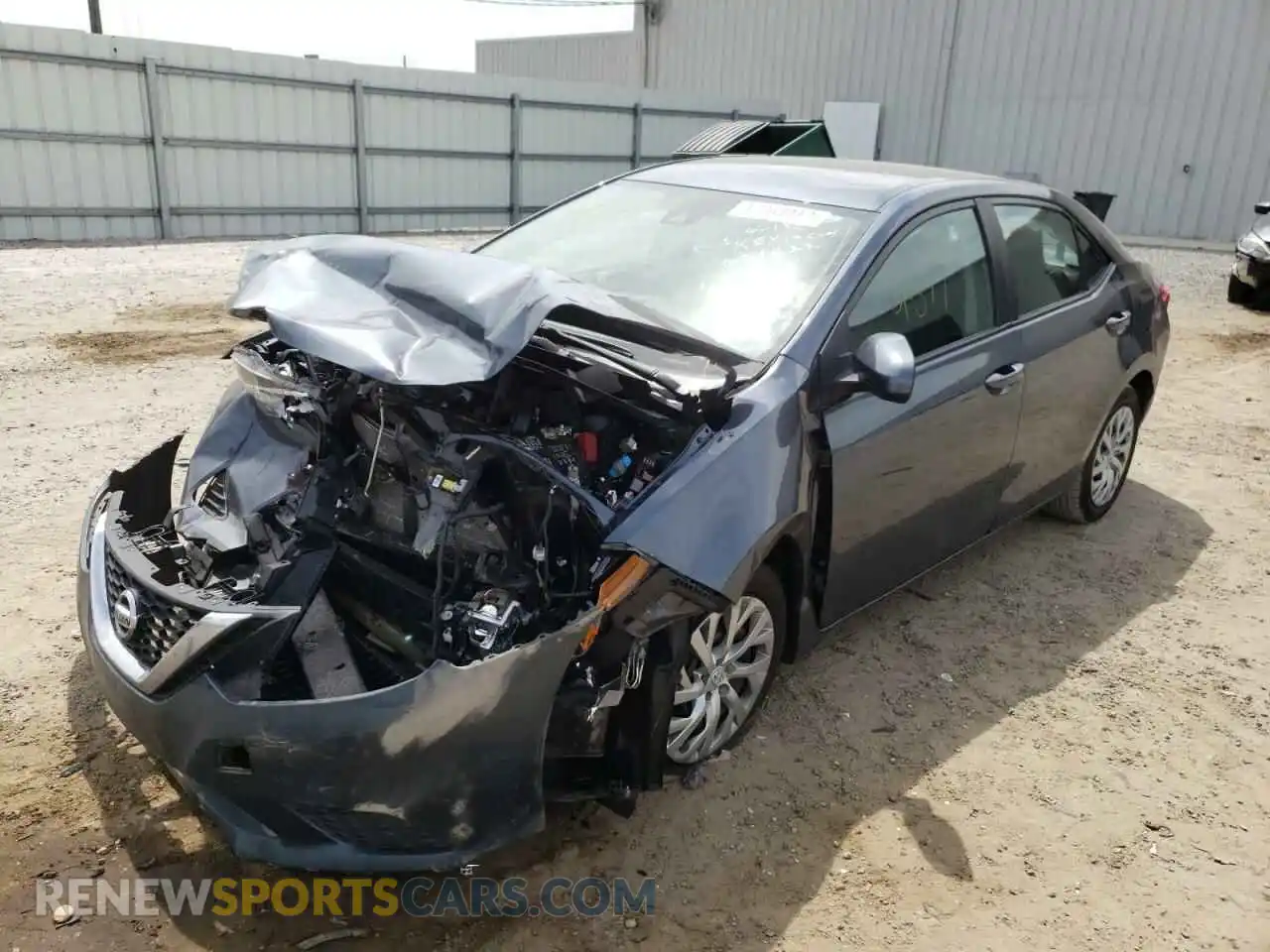 2 Photograph of a damaged car 2T1BURHEXKC238822 TOYOTA COROLLA 2019