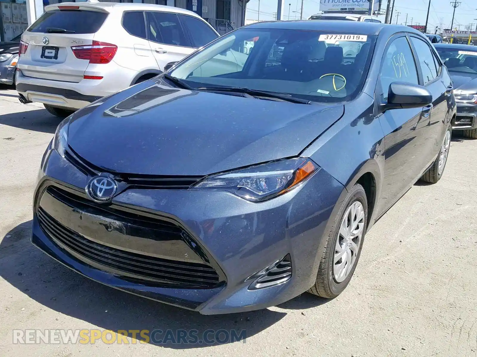 2 Photograph of a damaged car 2T1BURHEXKC238979 TOYOTA COROLLA 2019