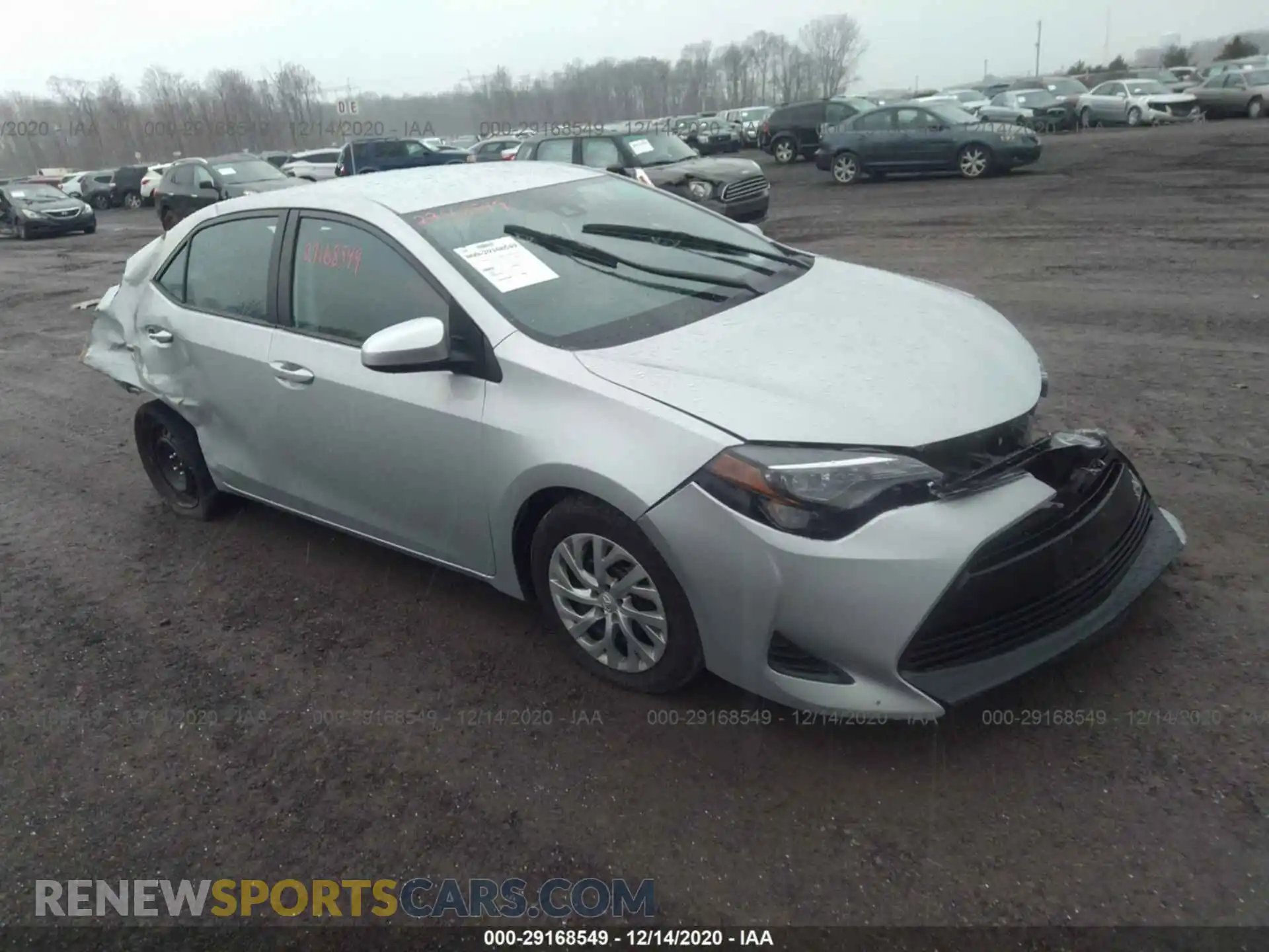 1 Photograph of a damaged car 2T1BURHEXKC239341 TOYOTA COROLLA 2019