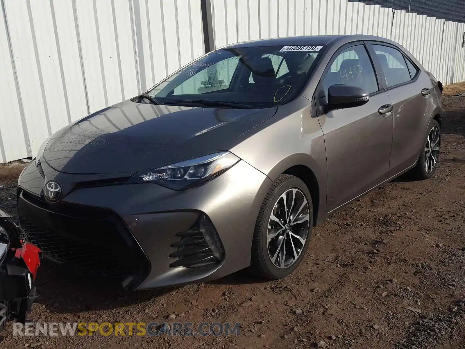2 Photograph of a damaged car 2T1BURHEXKC239825 TOYOTA COROLLA 2019