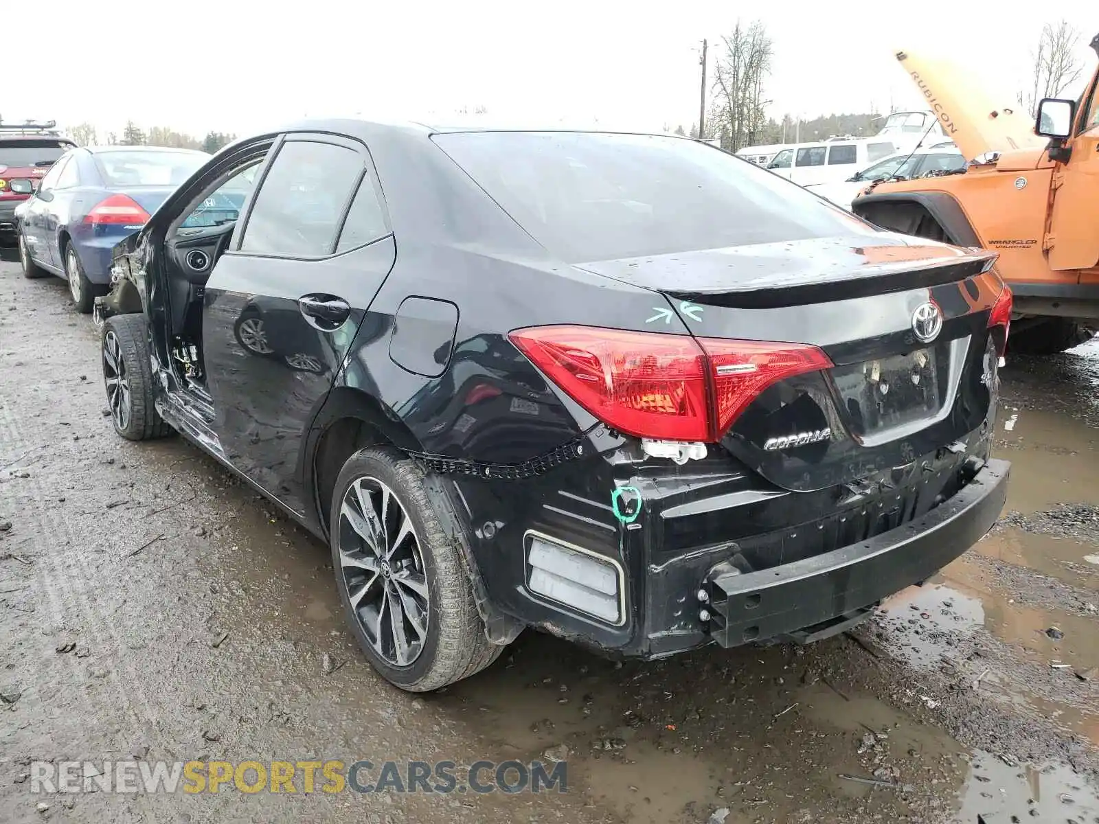 3 Photograph of a damaged car 2T1BURHEXKC242840 TOYOTA COROLLA 2019