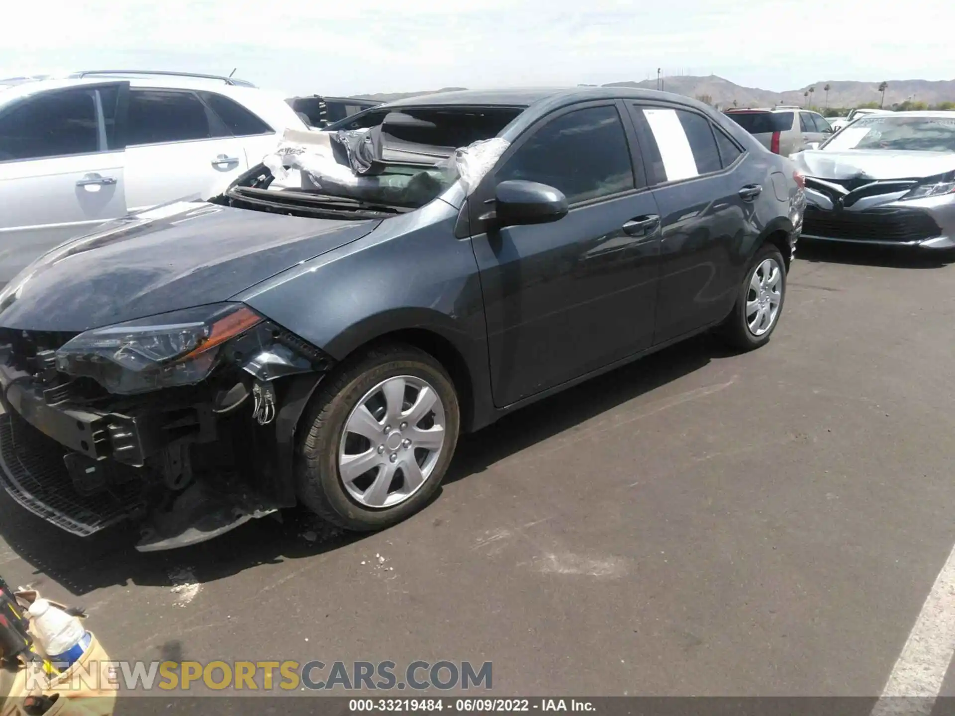 2 Photograph of a damaged car 2T1BURHEXKC244863 TOYOTA COROLLA 2019