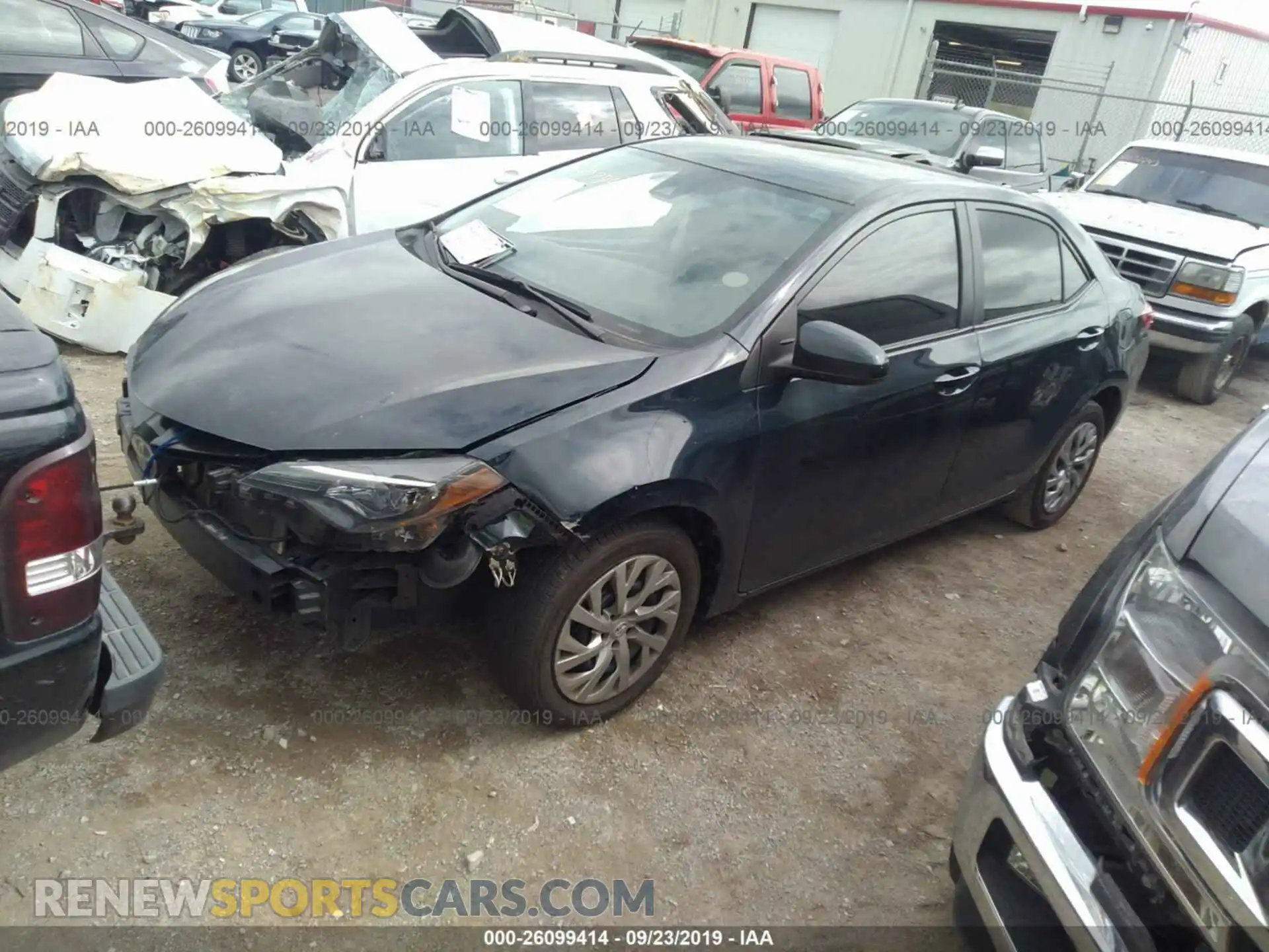 2 Photograph of a damaged car 2T1BURHEXKC246354 TOYOTA COROLLA 2019