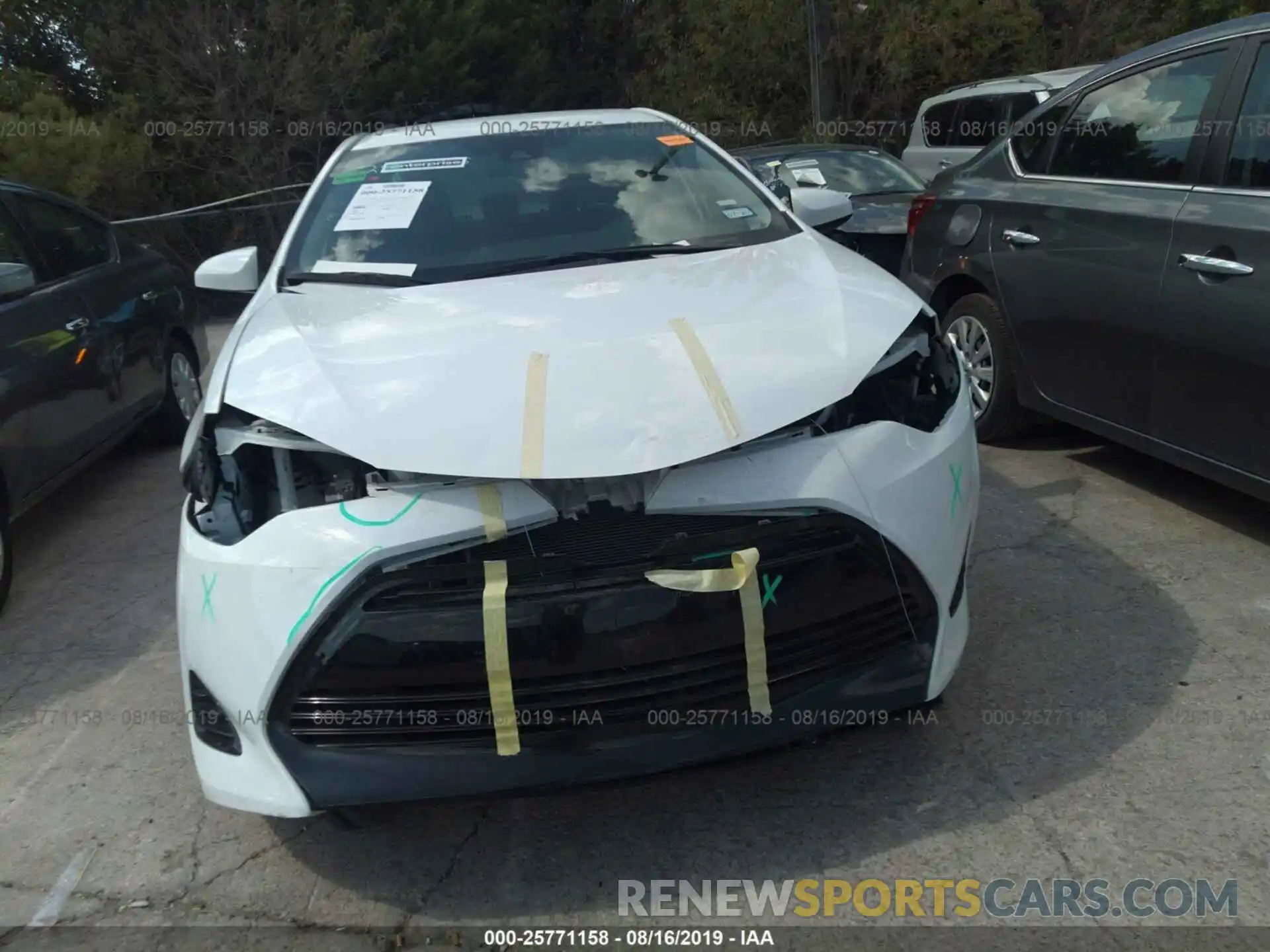 6 Photograph of a damaged car 5YFBURHE0KP875783 TOYOTA COROLLA 2019