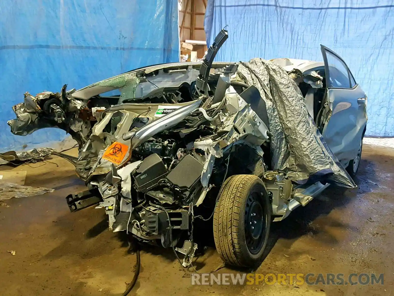 2 Photograph of a damaged car 5YFBURHE0KP884418 TOYOTA COROLLA 2019