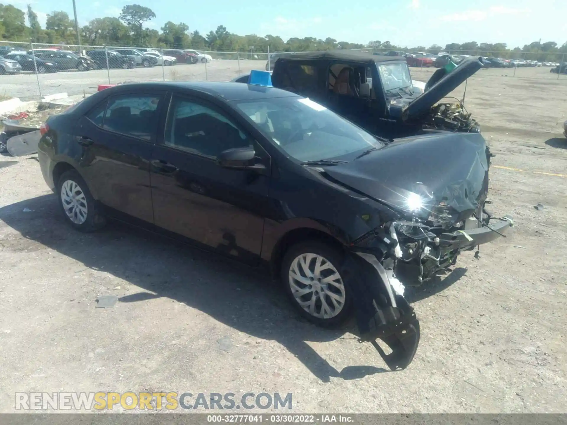 1 Photograph of a damaged car 5YFBURHE0KP898500 TOYOTA COROLLA 2019