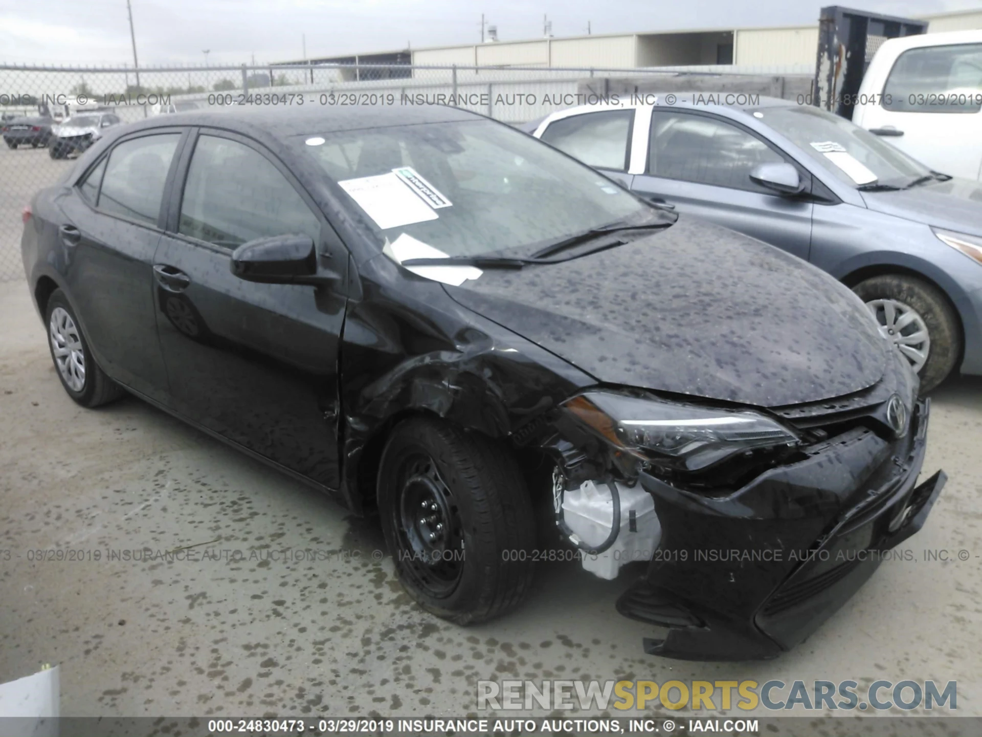 1 Photograph of a damaged car 5YFBURHE0KP928532 TOYOTA COROLLA 2019