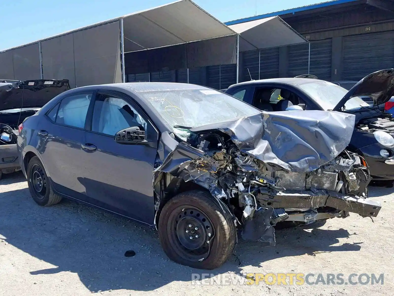 1 Photograph of a damaged car 5YFBURHE0KP928921 TOYOTA COROLLA 2019