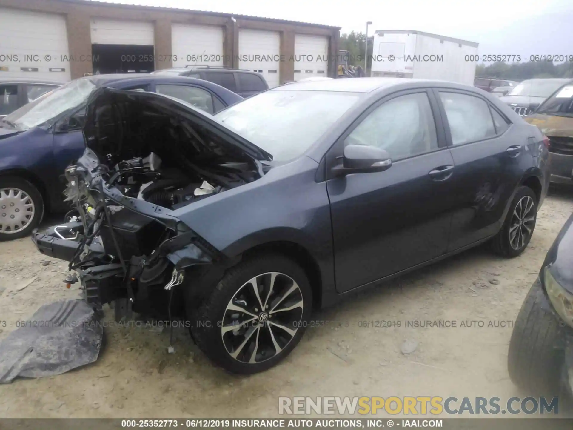 2 Photograph of a damaged car 5YFBURHE0KP948926 TOYOTA COROLLA 2019