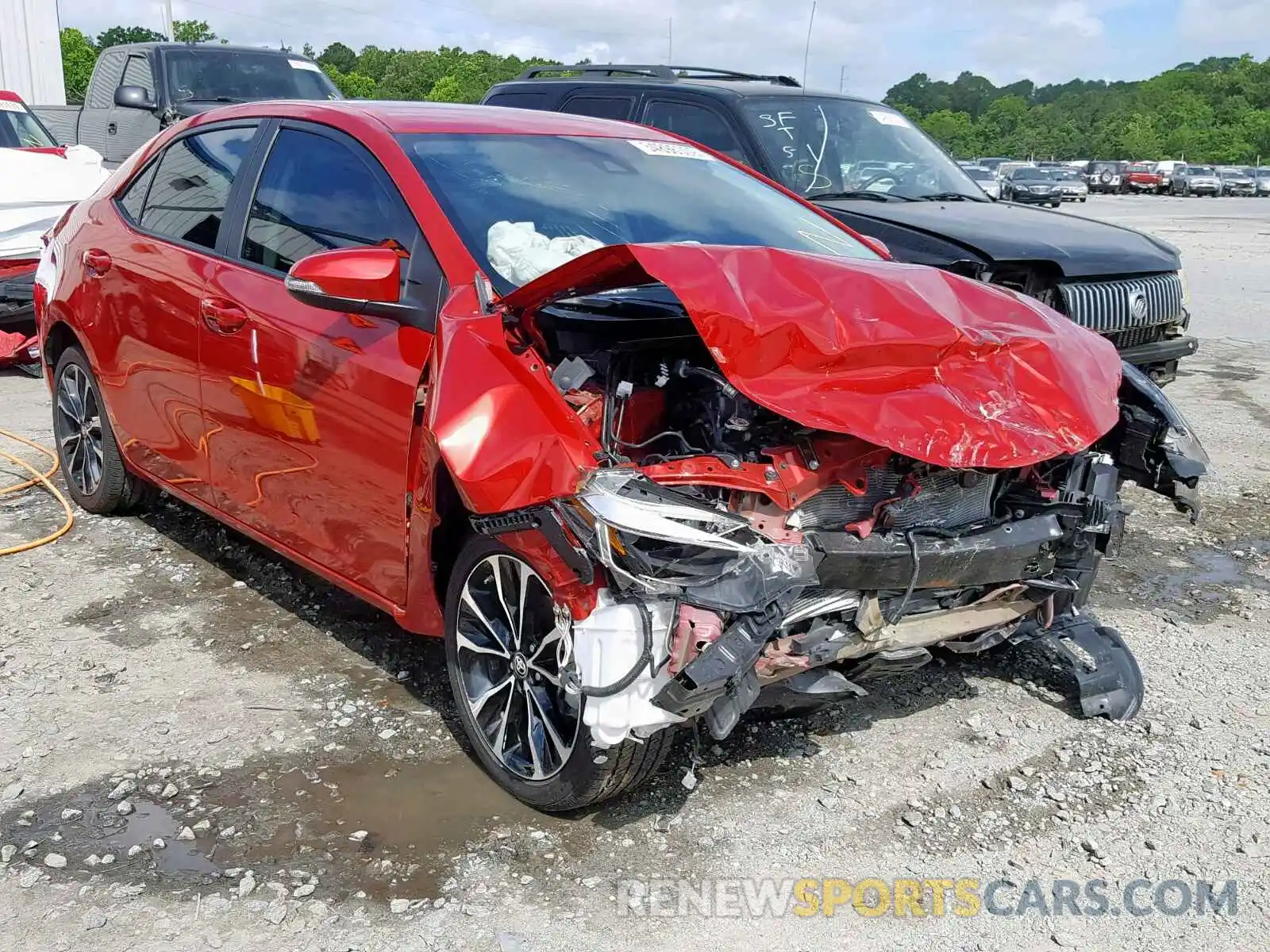 1 Photograph of a damaged car 5YFBURHE1KP869216 TOYOTA COROLLA 2019