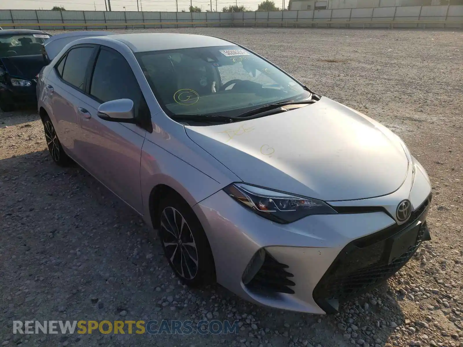 1 Photograph of a damaged car 5YFBURHE1KP892995 TOYOTA COROLLA 2019