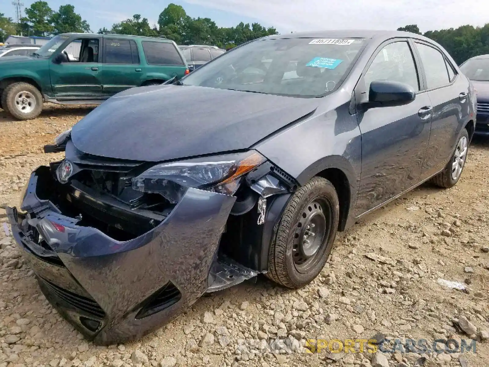 2 Photograph of a damaged car 5YFBURHE1KP920035 TOYOTA COROLLA 2019