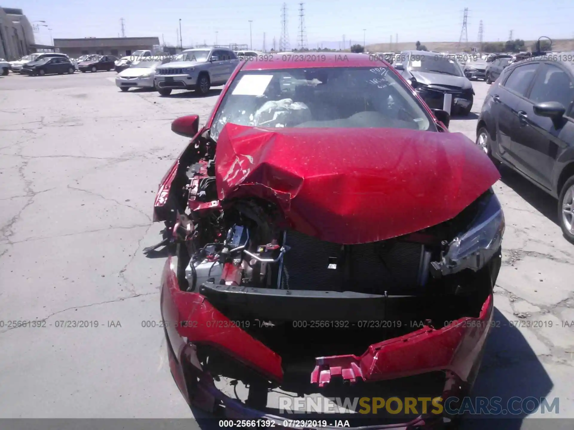 6 Photograph of a damaged car 5YFBURHE1KP933366 TOYOTA COROLLA 2019