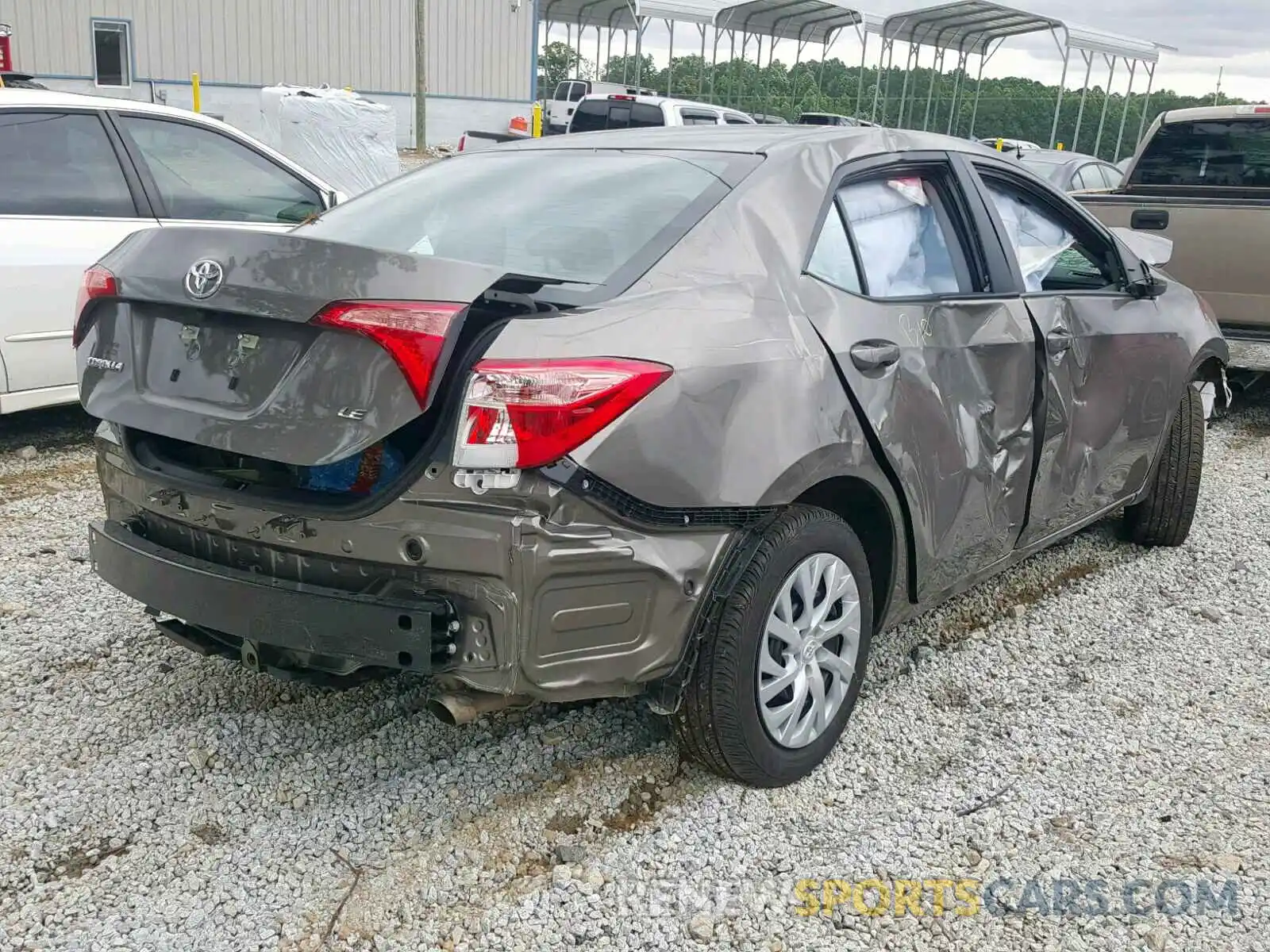 4 Photograph of a damaged car 5YFBURHE1KP942830 TOYOTA COROLLA 2019