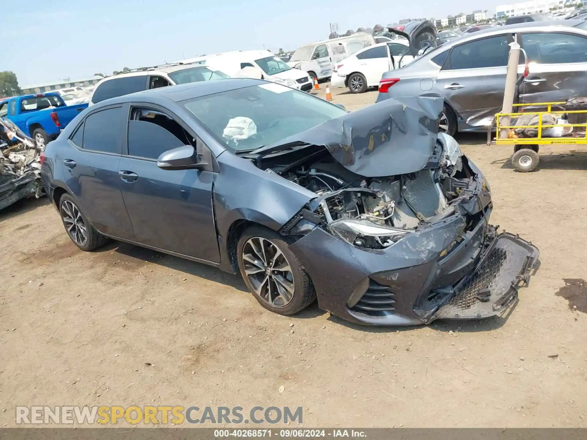1 Photograph of a damaged car 5YFBURHE1KP949048 TOYOTA COROLLA 2019