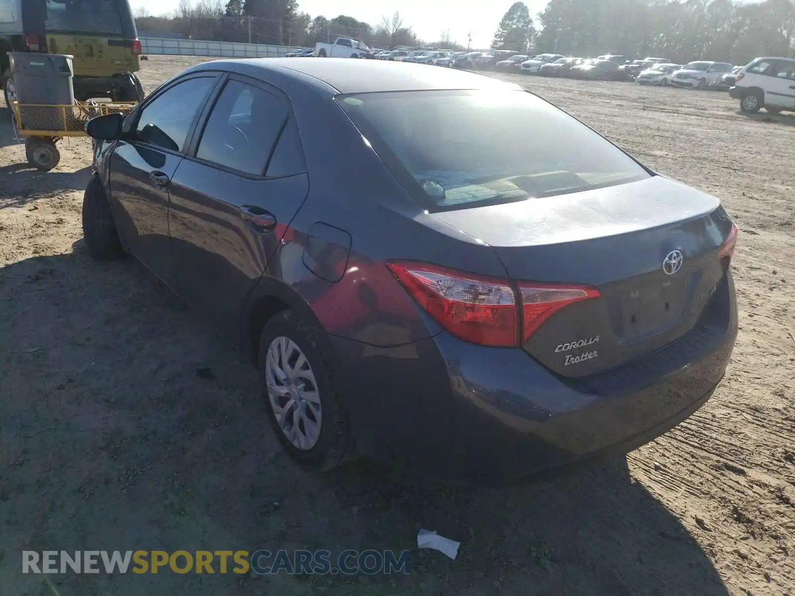 3 Photograph of a damaged car 5YFBURHE2KP862159 TOYOTA COROLLA 2019