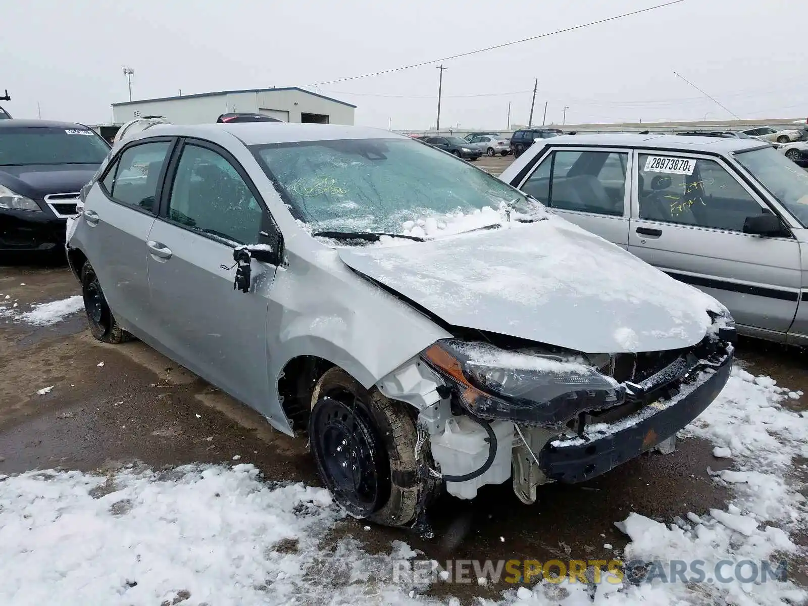1 Photograph of a damaged car 5YFBURHE2KP862971 TOYOTA COROLLA 2019
