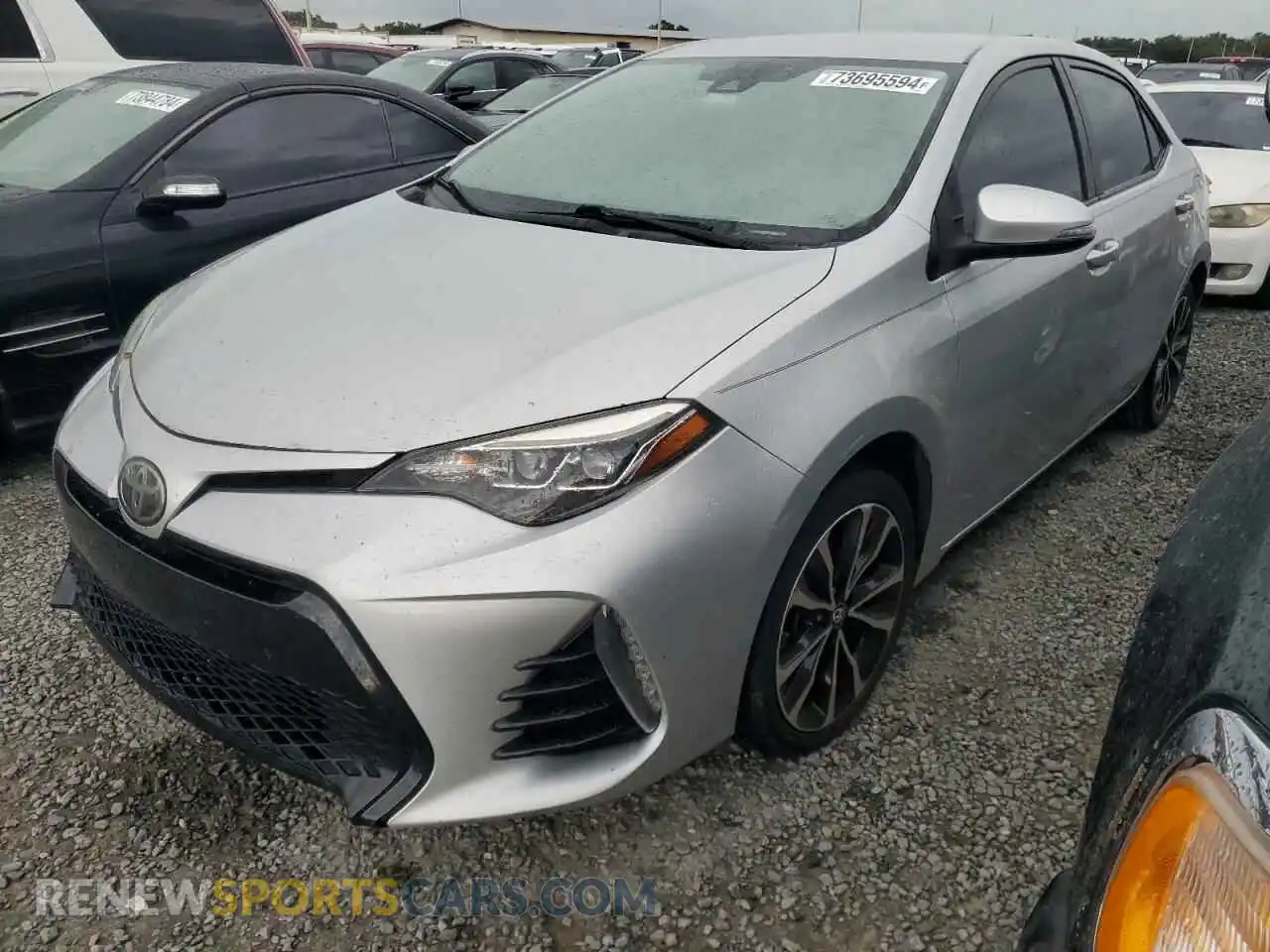 1 Photograph of a damaged car 5YFBURHE2KP863473 TOYOTA COROLLA 2019