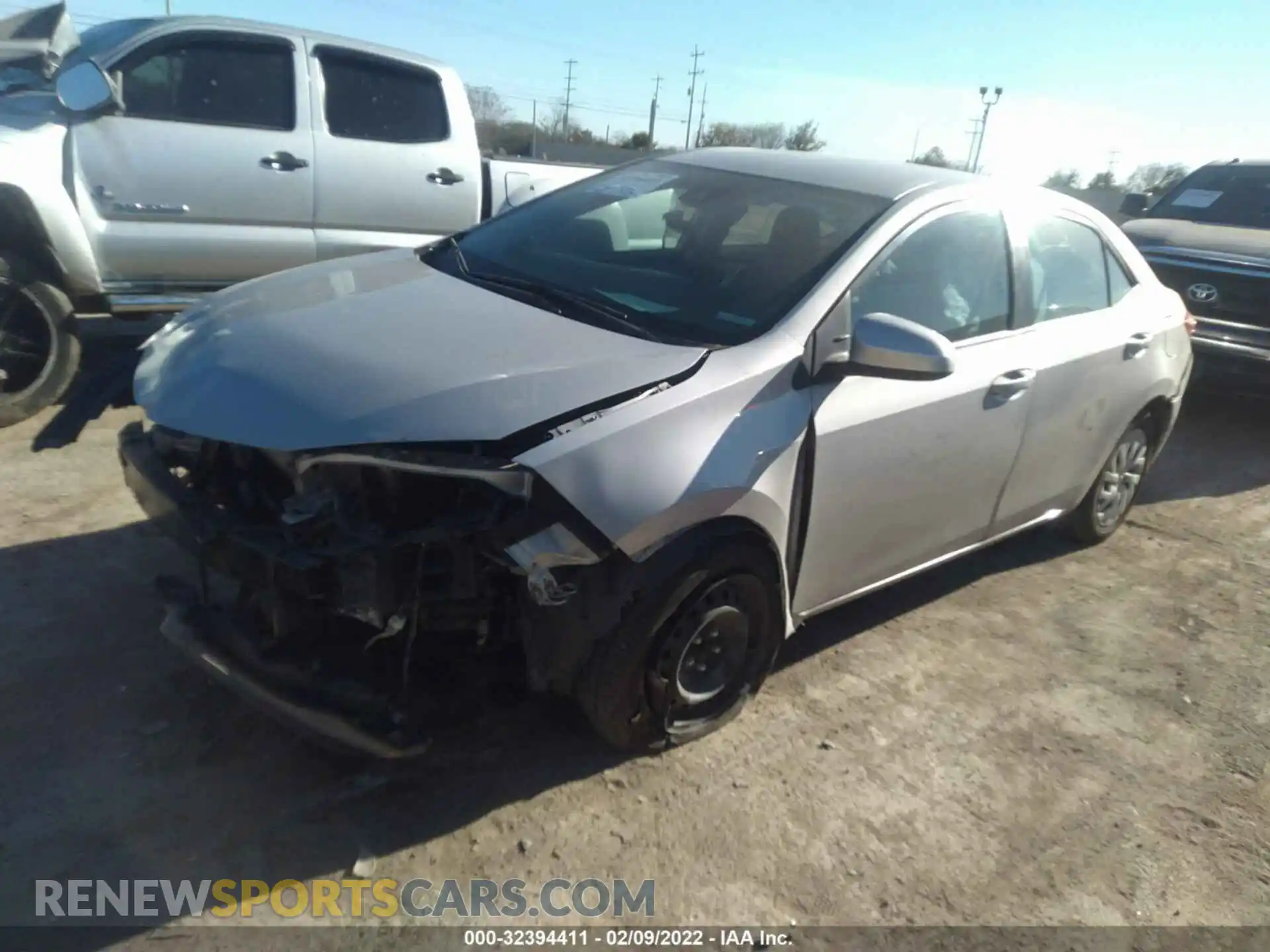 2 Фотография поврежденного автомобиля 5YFBURHE2KP891712 TOYOTA COROLLA 2019
