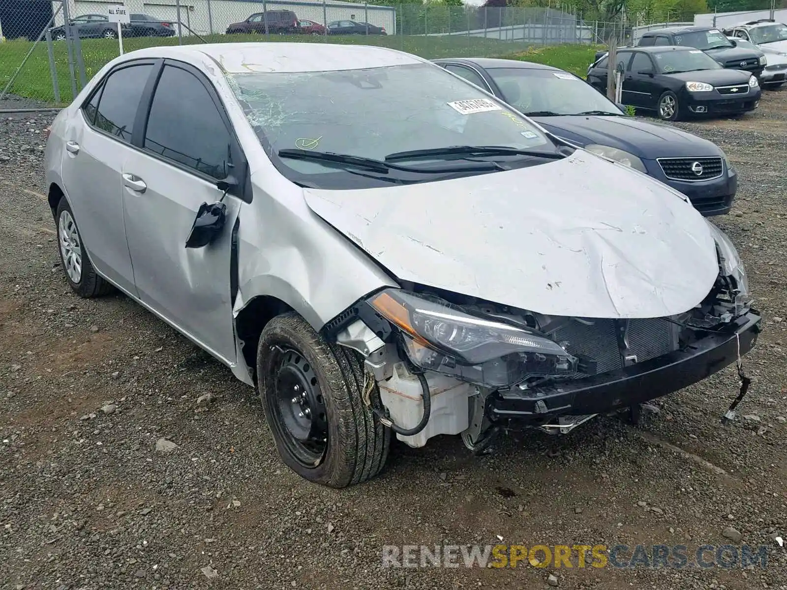 1 Photograph of a damaged car 5YFBURHE2KP904636 TOYOTA COROLLA 2019