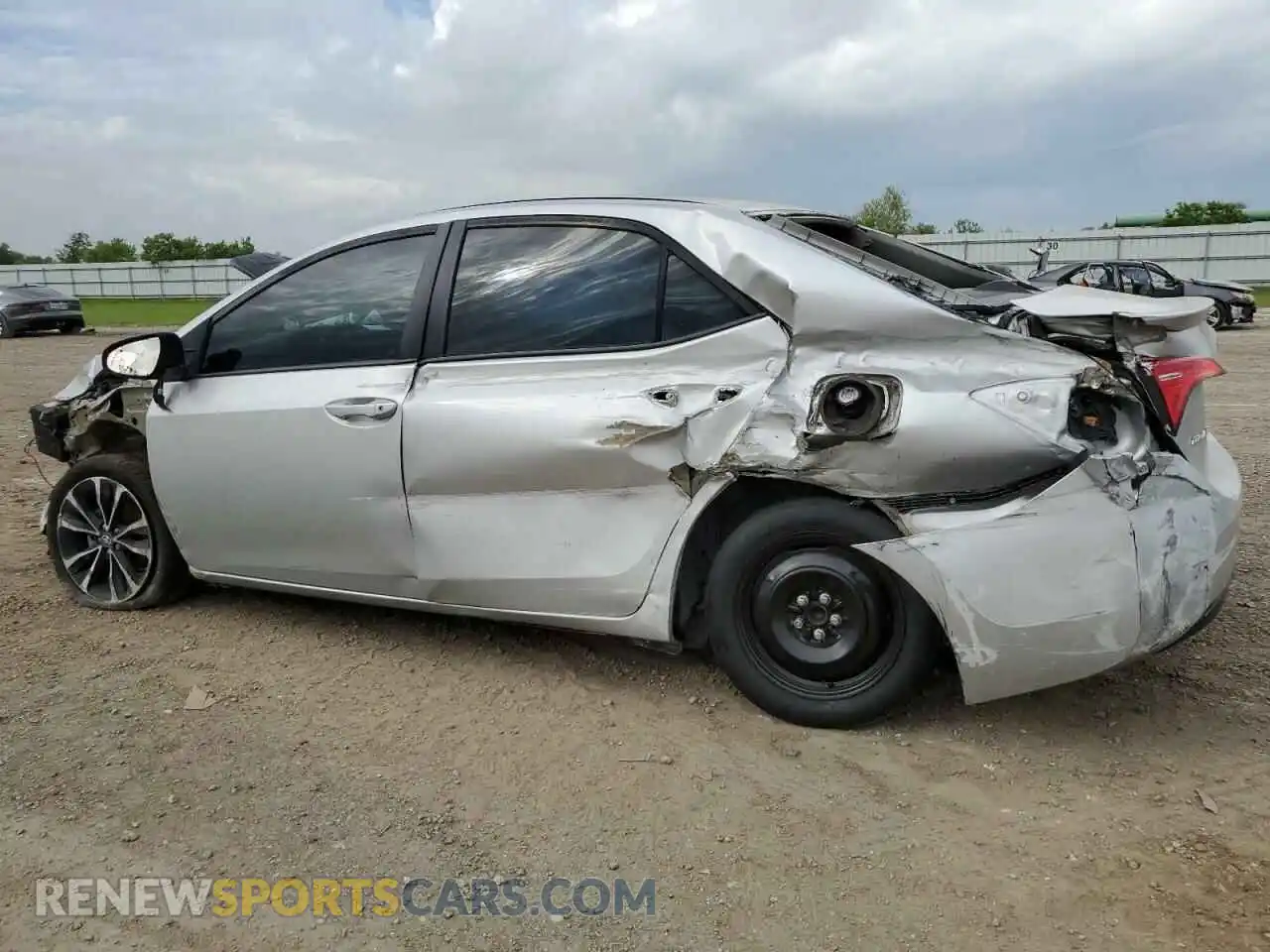 2 Photograph of a damaged car 5YFBURHE2KP939077 TOYOTA COROLLA 2019