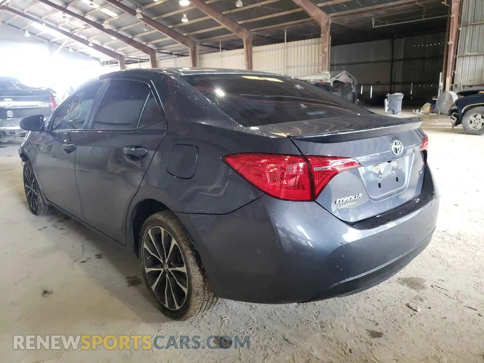 3 fotografías del automóvil dañado 5YFBURHE2KP941069 TOYOTA COROLLA 2019