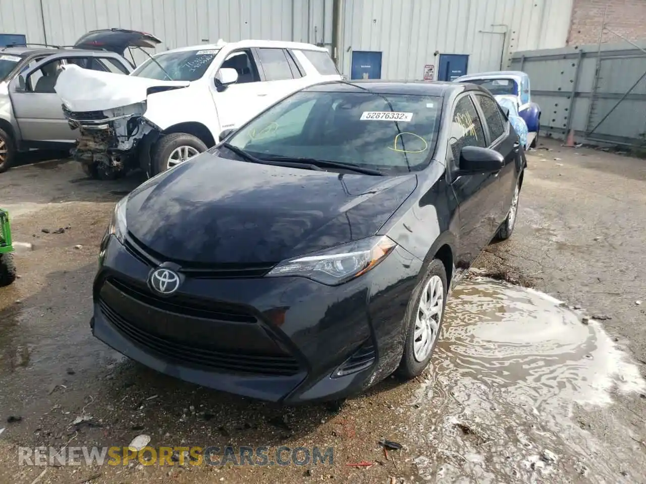 2 Photograph of a damaged car 5YFBURHE2KP949253 TOYOTA COROLLA 2019