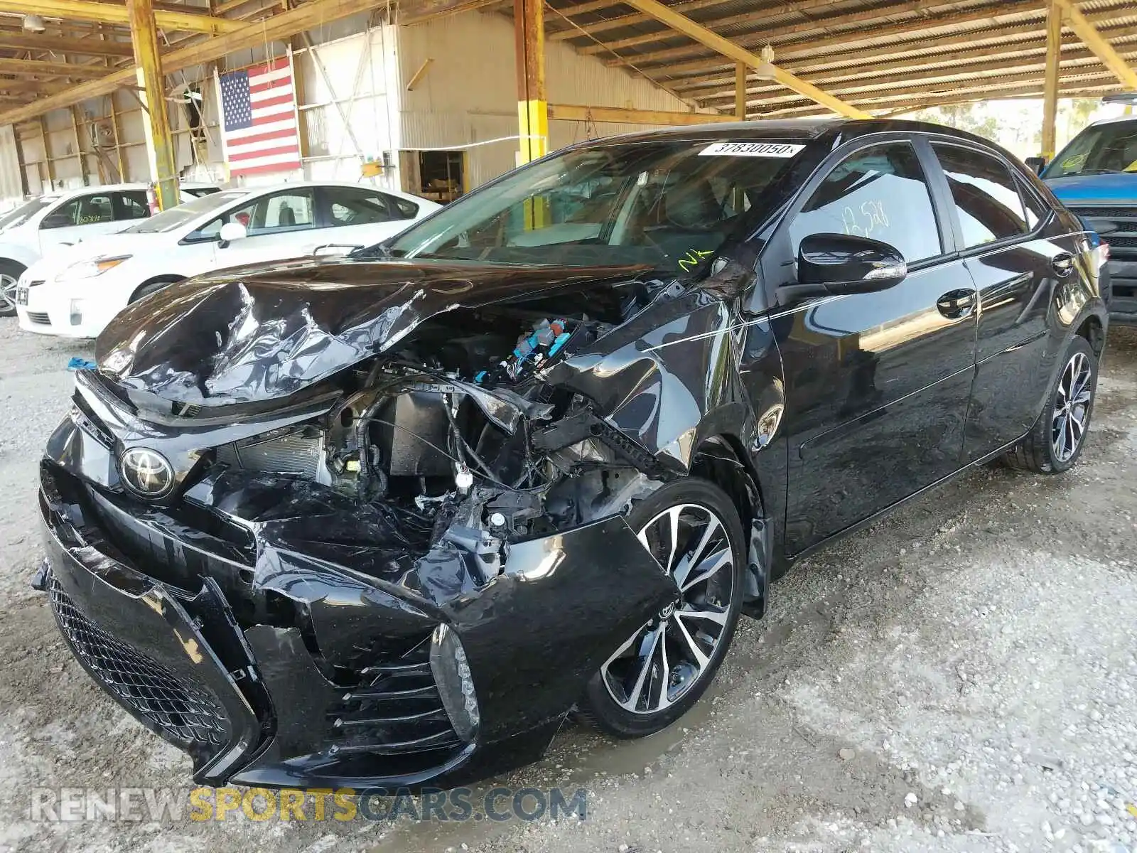 2 Photograph of a damaged car 5YFBURHE3KP856483 TOYOTA COROLLA 2019