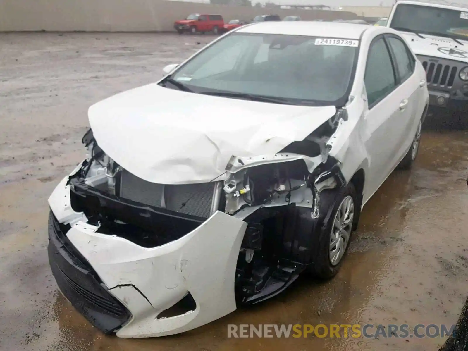 2 Photograph of a damaged car 5YFBURHE3KP866155 TOYOTA COROLLA 2019