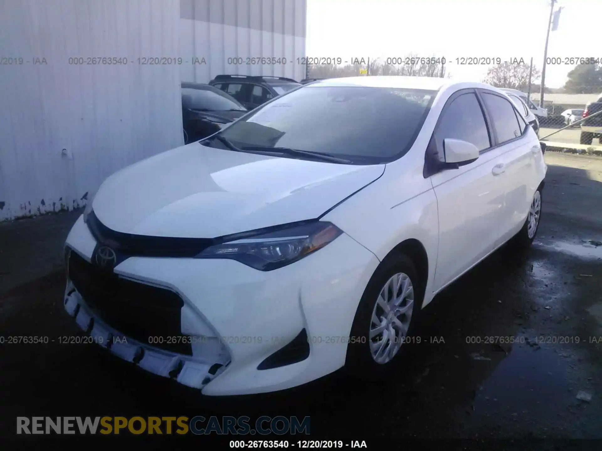 2 Photograph of a damaged car 5YFBURHE3KP866902 TOYOTA COROLLA 2019