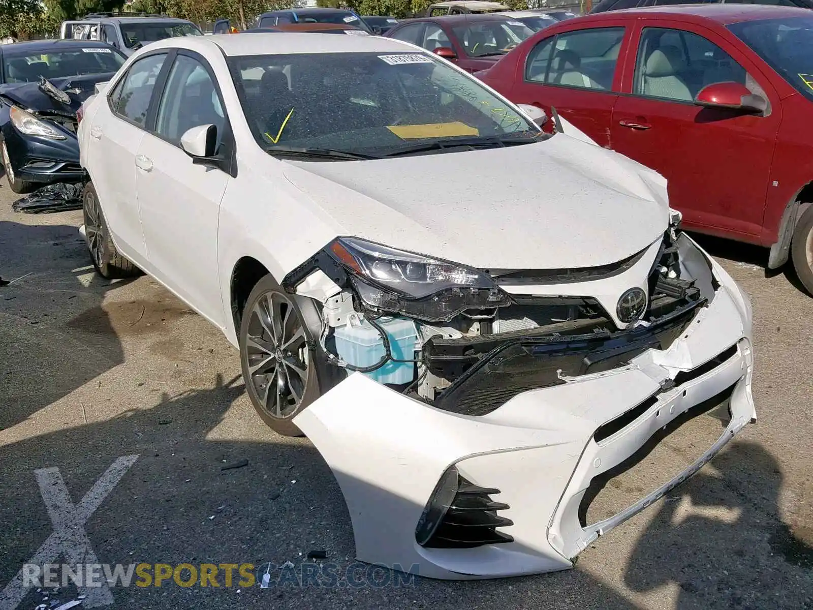 1 Photograph of a damaged car 5YFBURHE3KP871758 TOYOTA COROLLA 2019