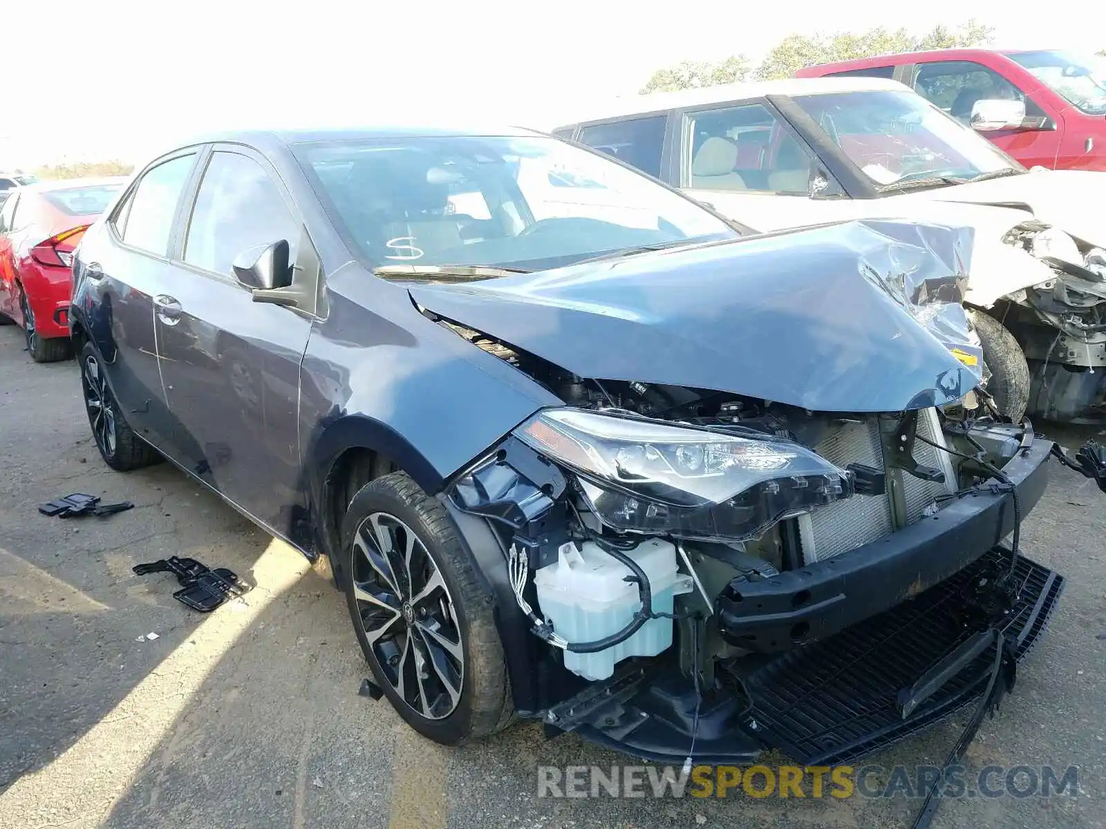 1 Photograph of a damaged car 5YFBURHE3KP904970 TOYOTA COROLLA 2019