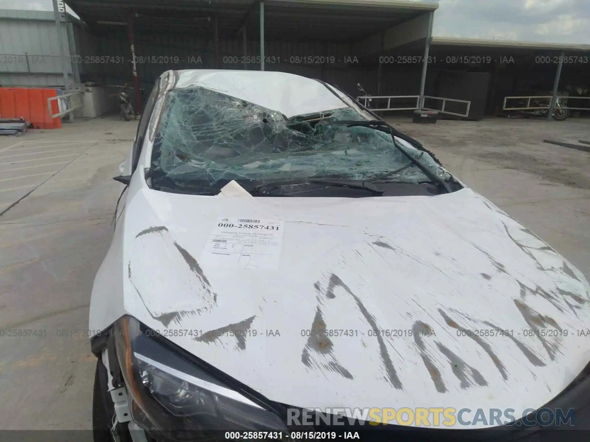6 Photograph of a damaged car 5YFBURHE3KP932865 TOYOTA COROLLA 2019