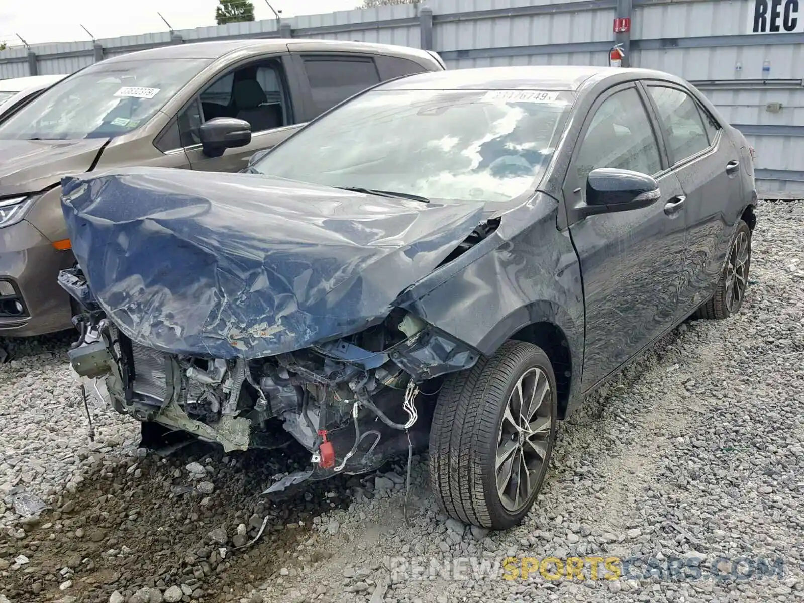 2 Photograph of a damaged car 5YFBURHE3KP940917 TOYOTA COROLLA 2019