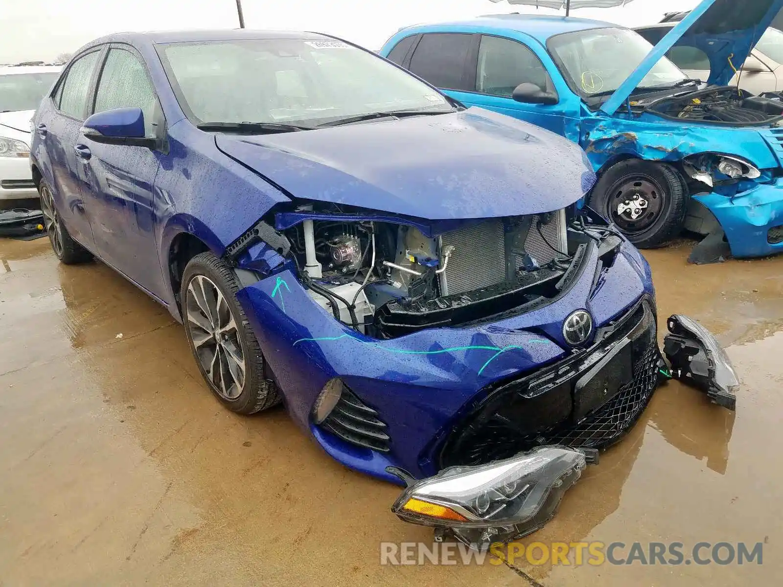 1 Photograph of a damaged car 5YFBURHE3KP945891 TOYOTA COROLLA 2019