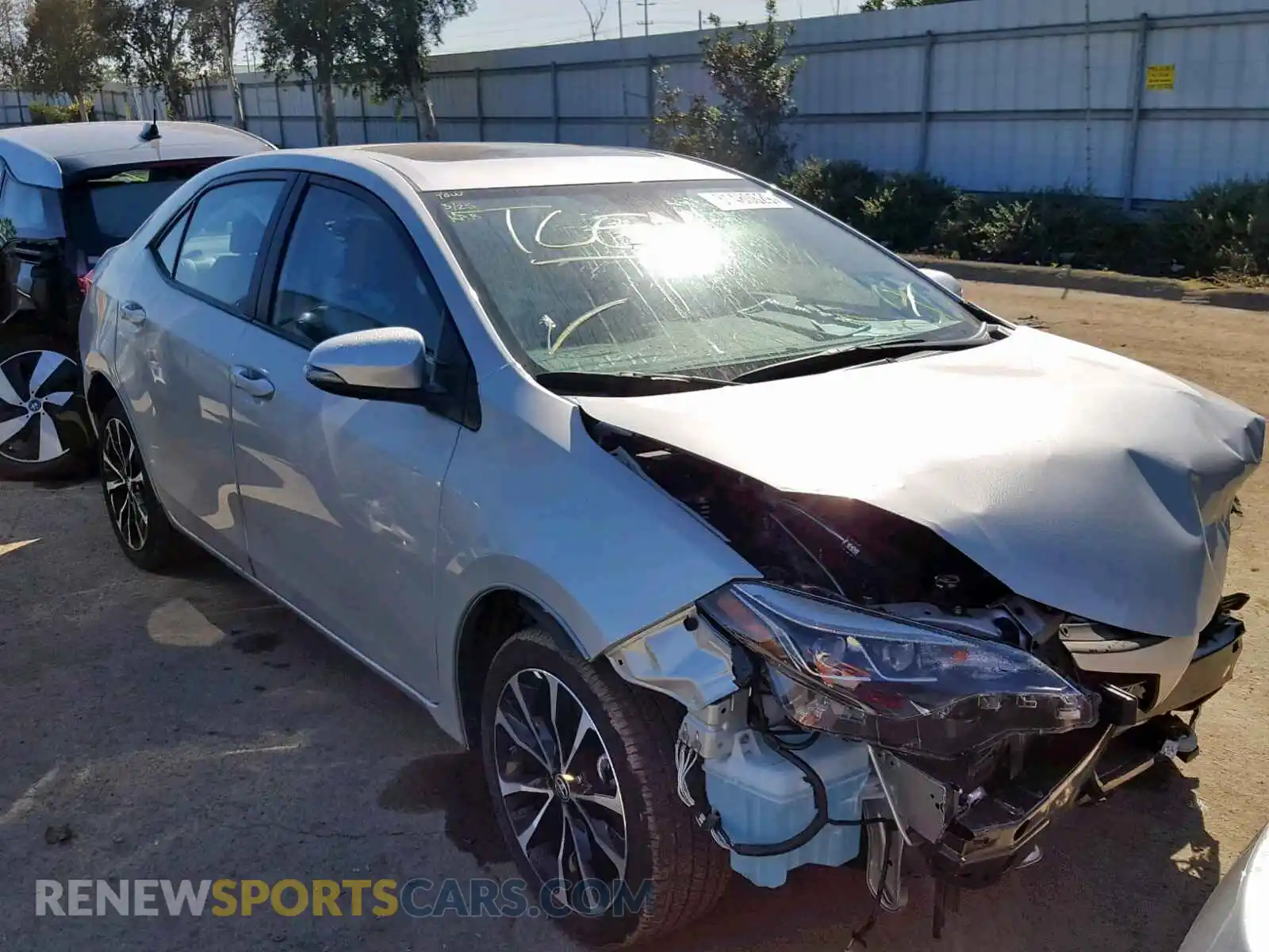 1 Photograph of a damaged car 5YFBURHE4KP857979 TOYOTA COROLLA 2019