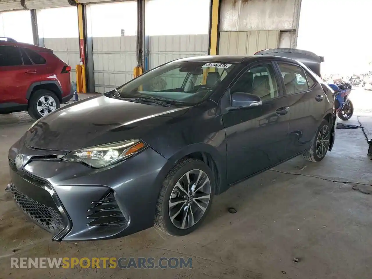 1 Photograph of a damaged car 5YFBURHE4KP863037 TOYOTA COROLLA 2019