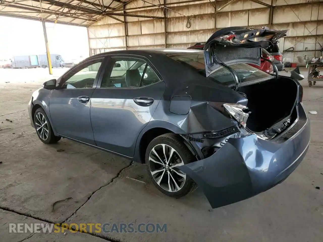 2 Photograph of a damaged car 5YFBURHE4KP863037 TOYOTA COROLLA 2019