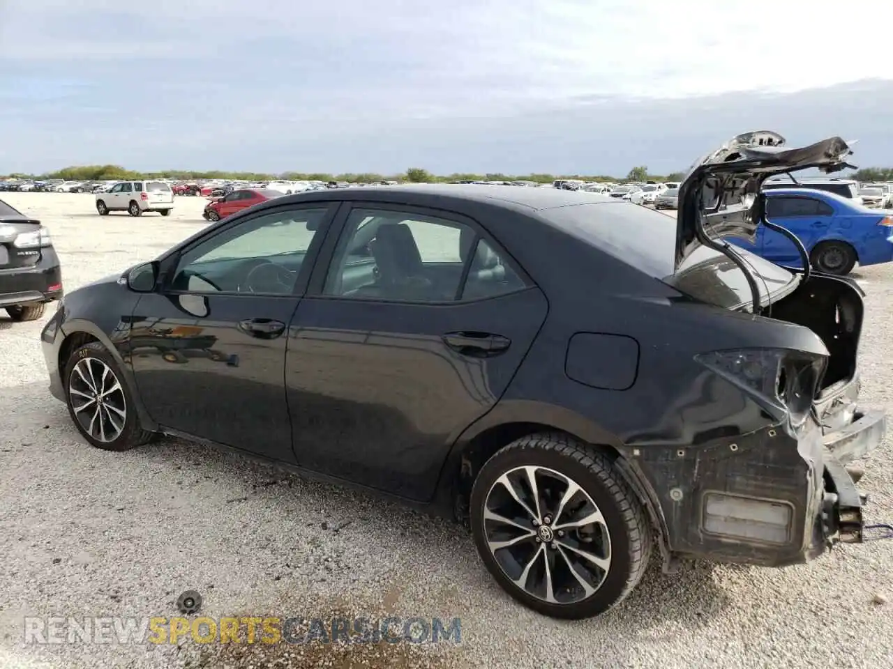 2 Photograph of a damaged car 5YFBURHE4KP863040 TOYOTA COROLLA 2019