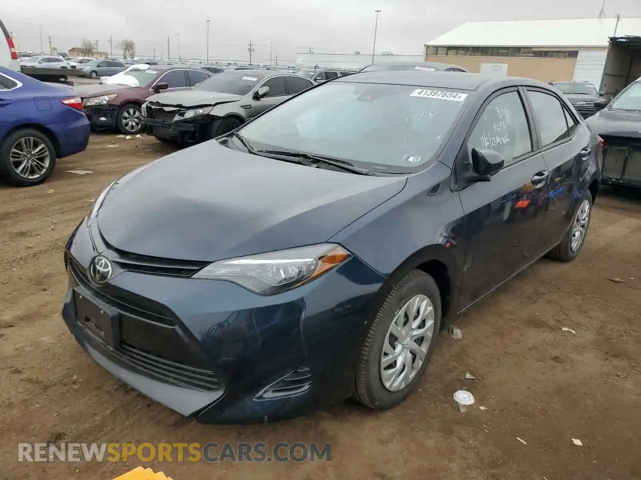 1 Photograph of a damaged car 5YFBURHE4KP870862 TOYOTA COROLLA 2019