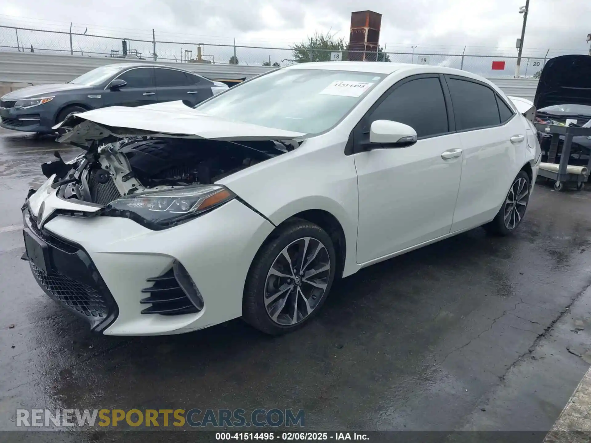 2 Photograph of a damaged car 5YFBURHE4KP874152 TOYOTA COROLLA 2019
